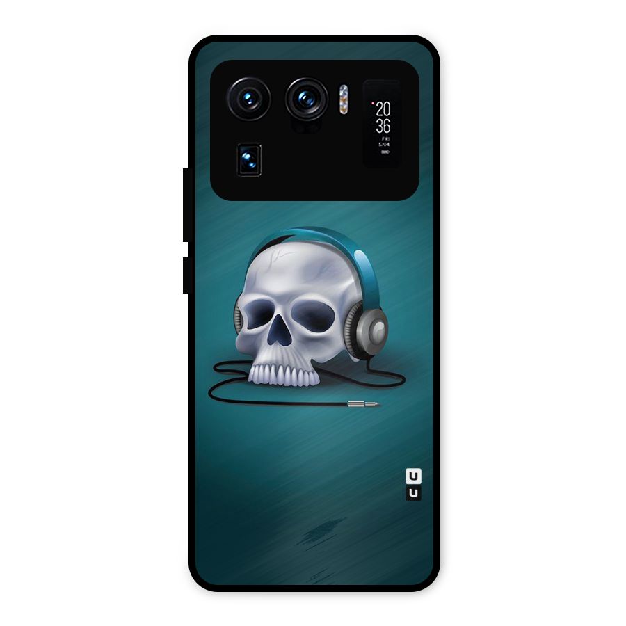 Music Skull Metal Back Case for Mi 11 Ultra