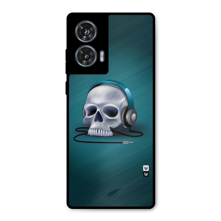 Music Skull Metal Back Case for Motorola G96