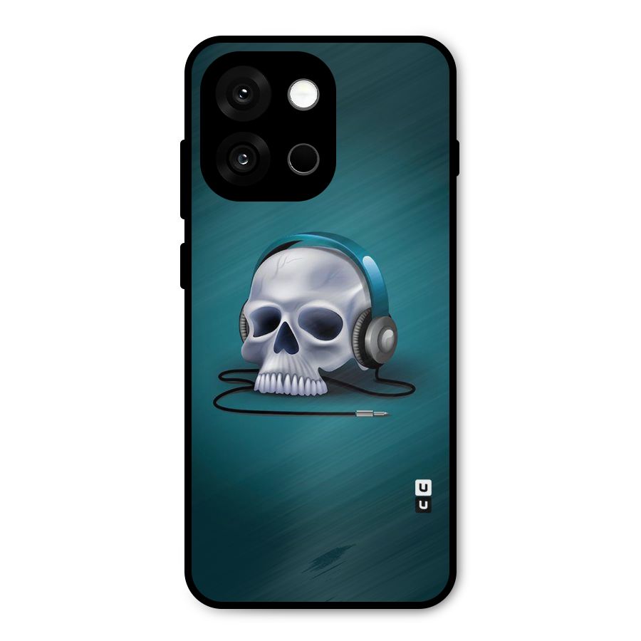 Music Skull Metal Back Case for OnePlus 13s