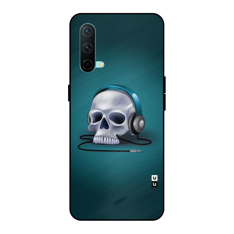 Music Skull Metal Back Case for OnePlus Nord CE 5G