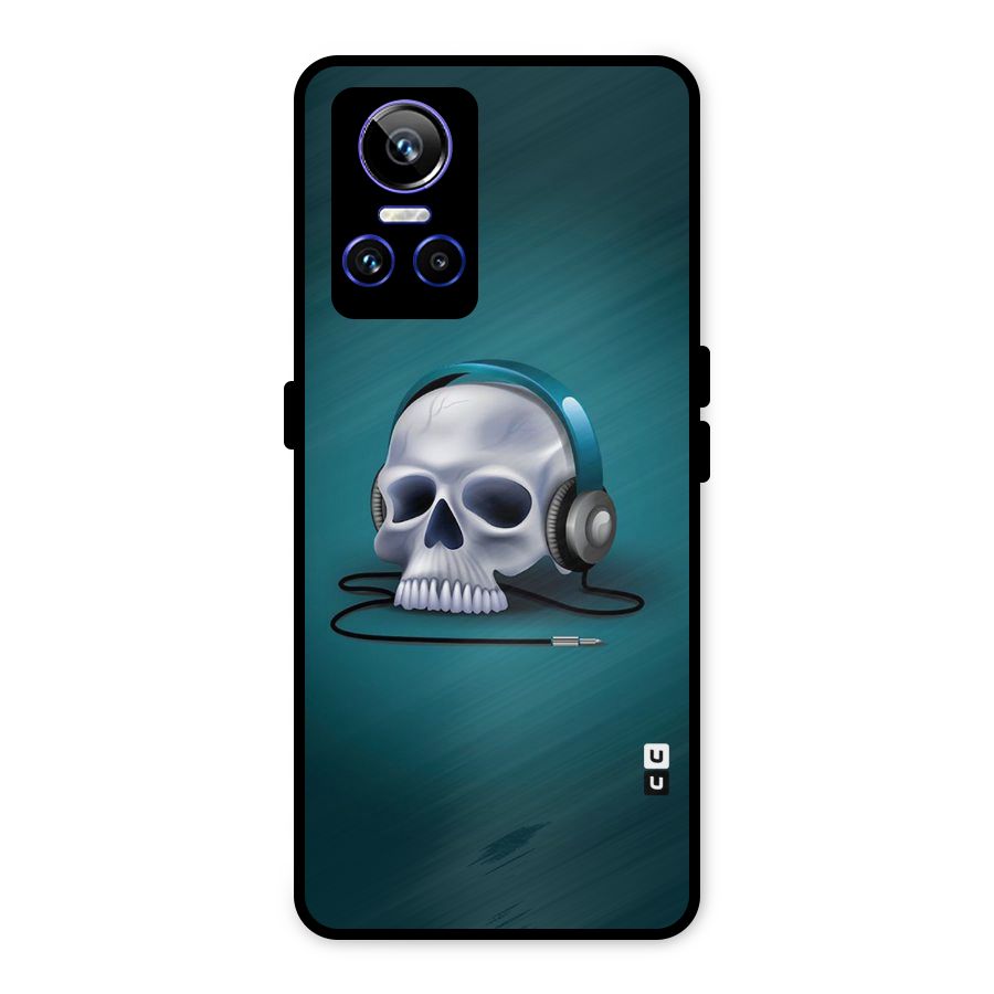 Music Skull Metal Back Case for Realme GT Neo 3