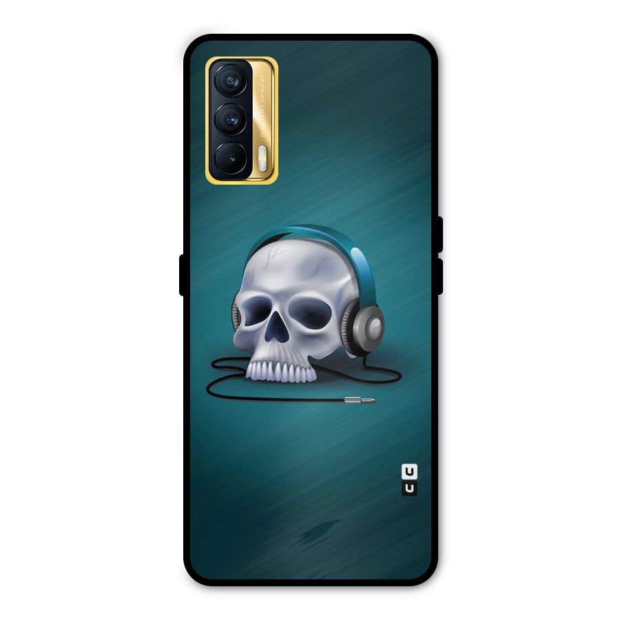 Music Skull Metal Back Case for Realme X7