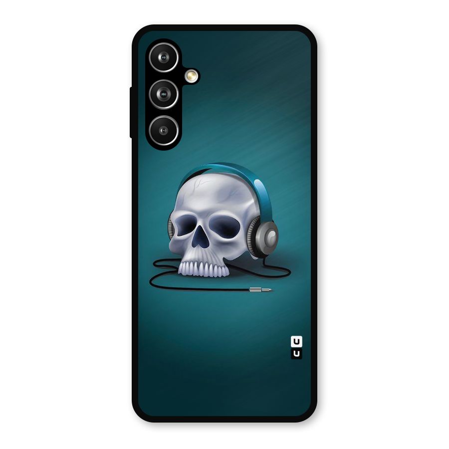 Music Skull Metal Back Case for Samsung Galaxy M54
