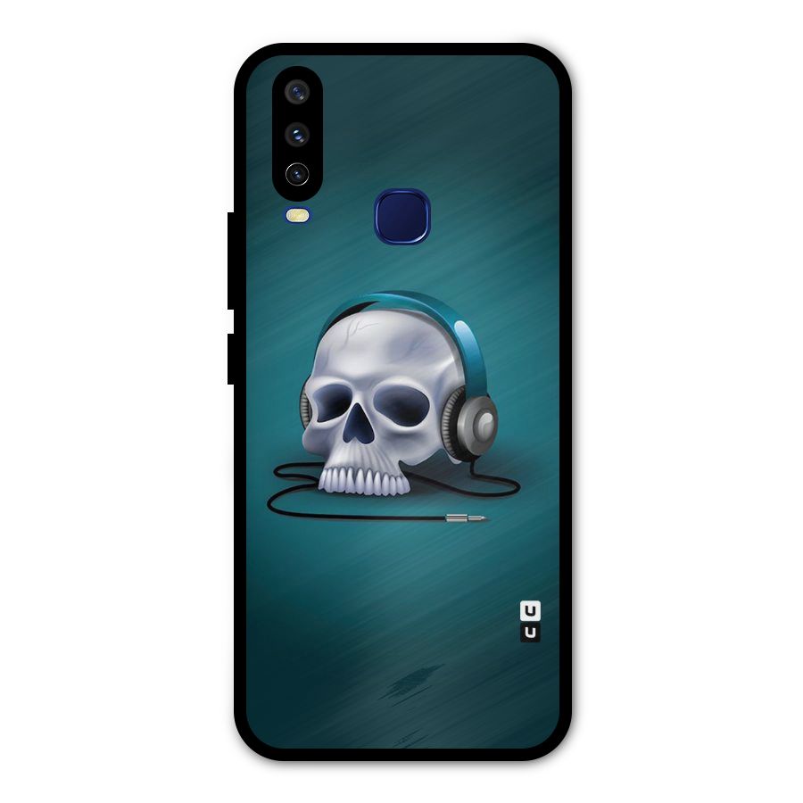 Music Skull Metal Back Case for Vivo V17