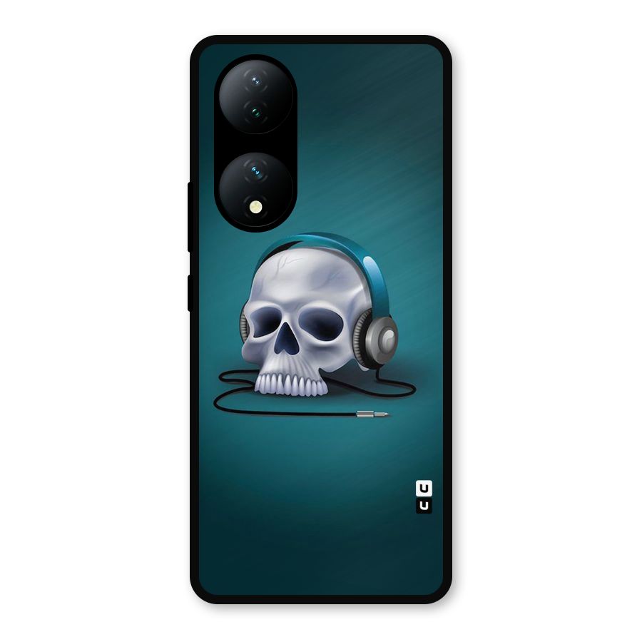 Music Skull Metal Back Case for Vivo Y100a