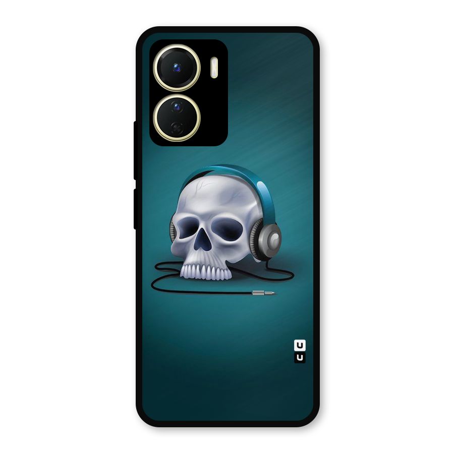 Music Skull Metal Back Case for Vivo Y16