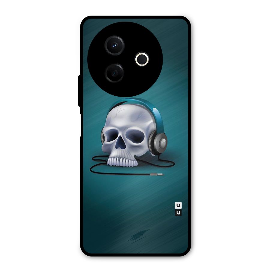 Music Skull Metal Back Case for Vivo Y39