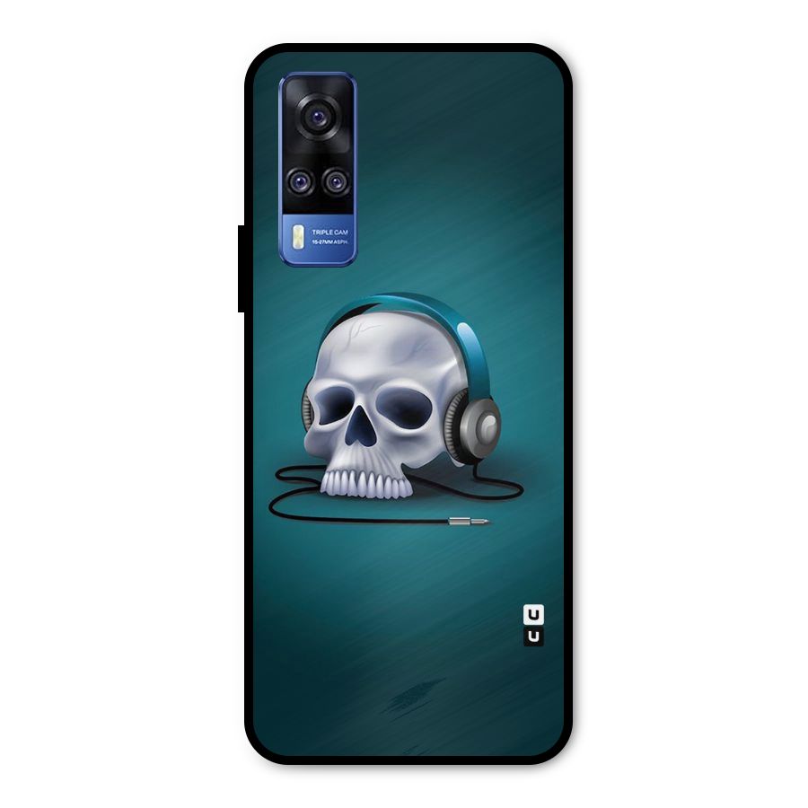 Music Skull Metal Back Case for Vivo Y51A