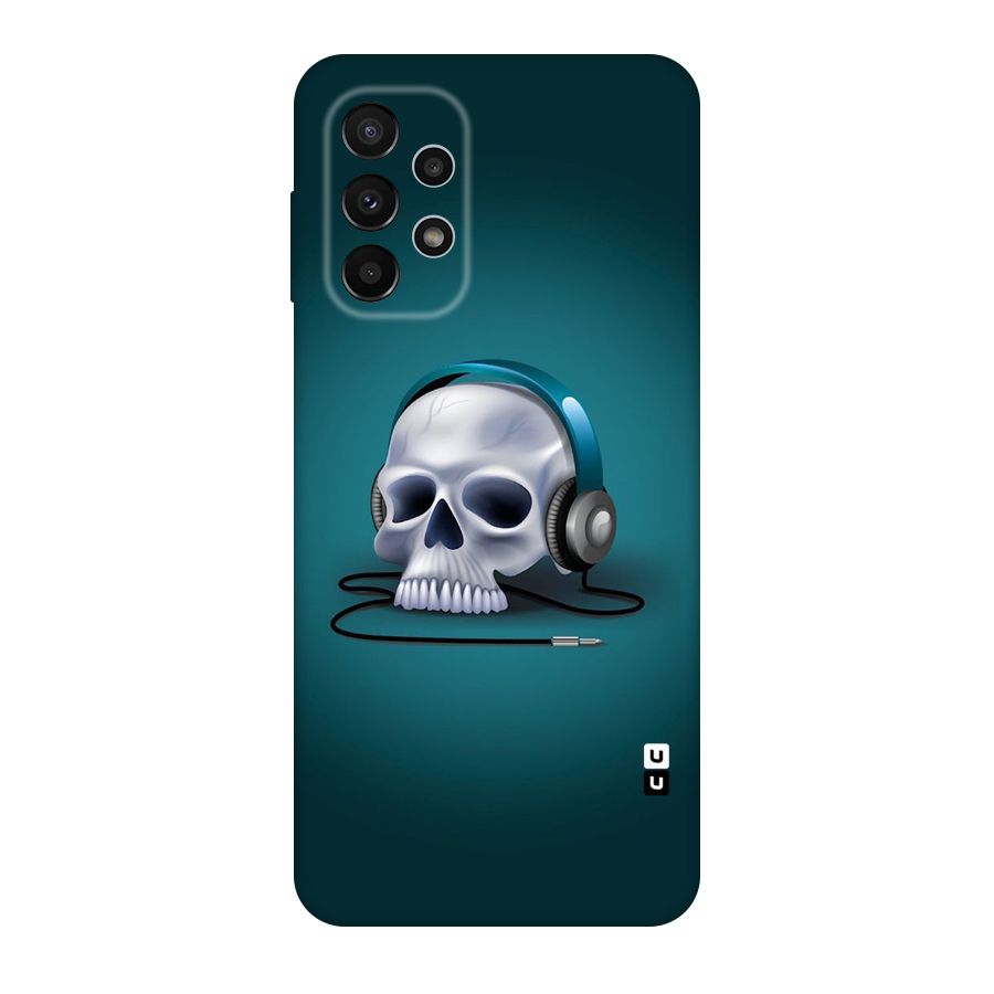 Music Skull Original Polycarbonate Back Case for Galaxy A23