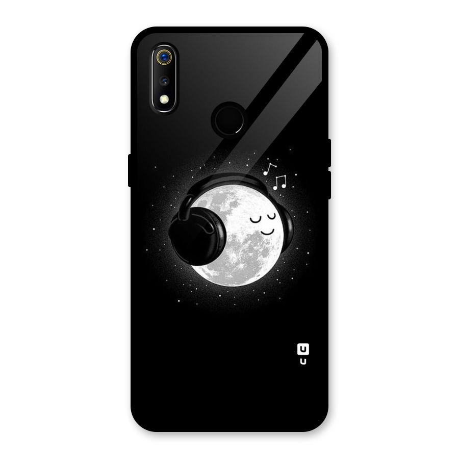 Music World Enjoying Glass Back Case for Realme 3