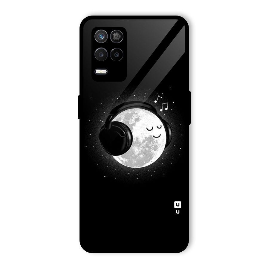 Music World Enjoying Glass Back Case for Realme 8s 5G