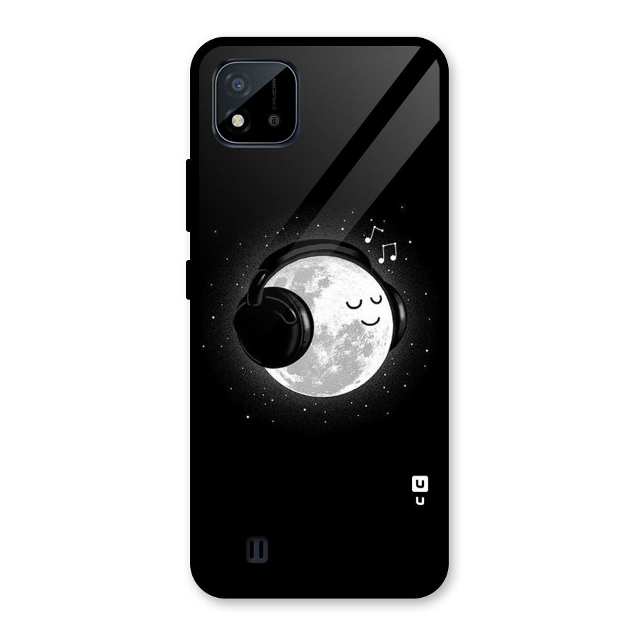 Music World Enjoying Glass Back Case for Realme C11 2021