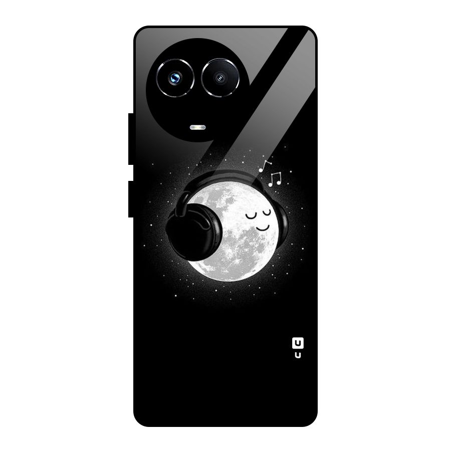 Music World Enjoying Glass Back Case for Realme Narzo 60X