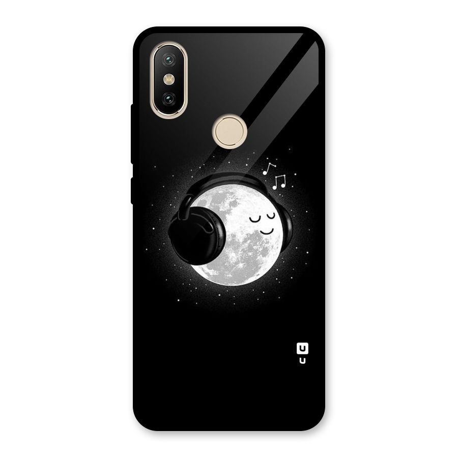 Music World Enjoying Glass Back Case for Redmi A2