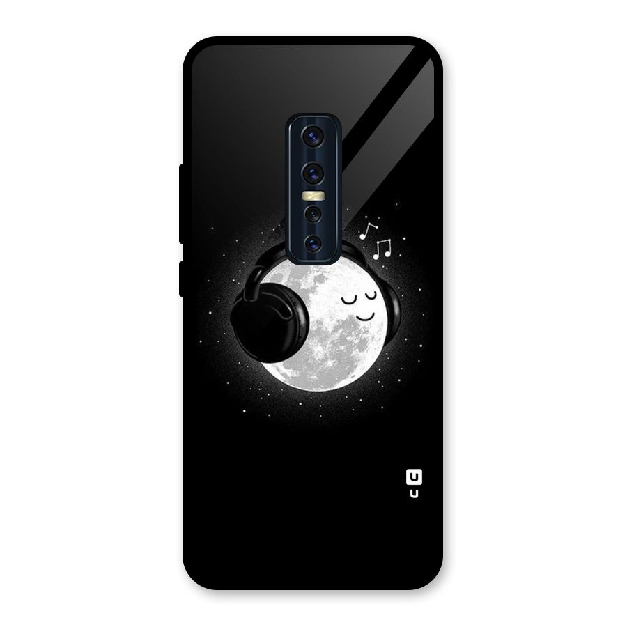 Music World Enjoying Glass Back Case for Vivo V17 Pro