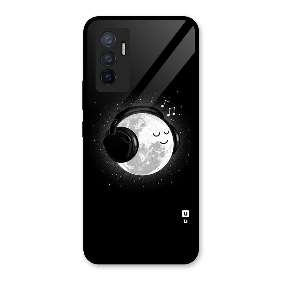 Music World Enjoying Glass Back Case for Vivo V23e