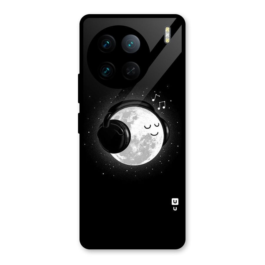 Music World Enjoying Glass Back Case for Vivo X90 Pro