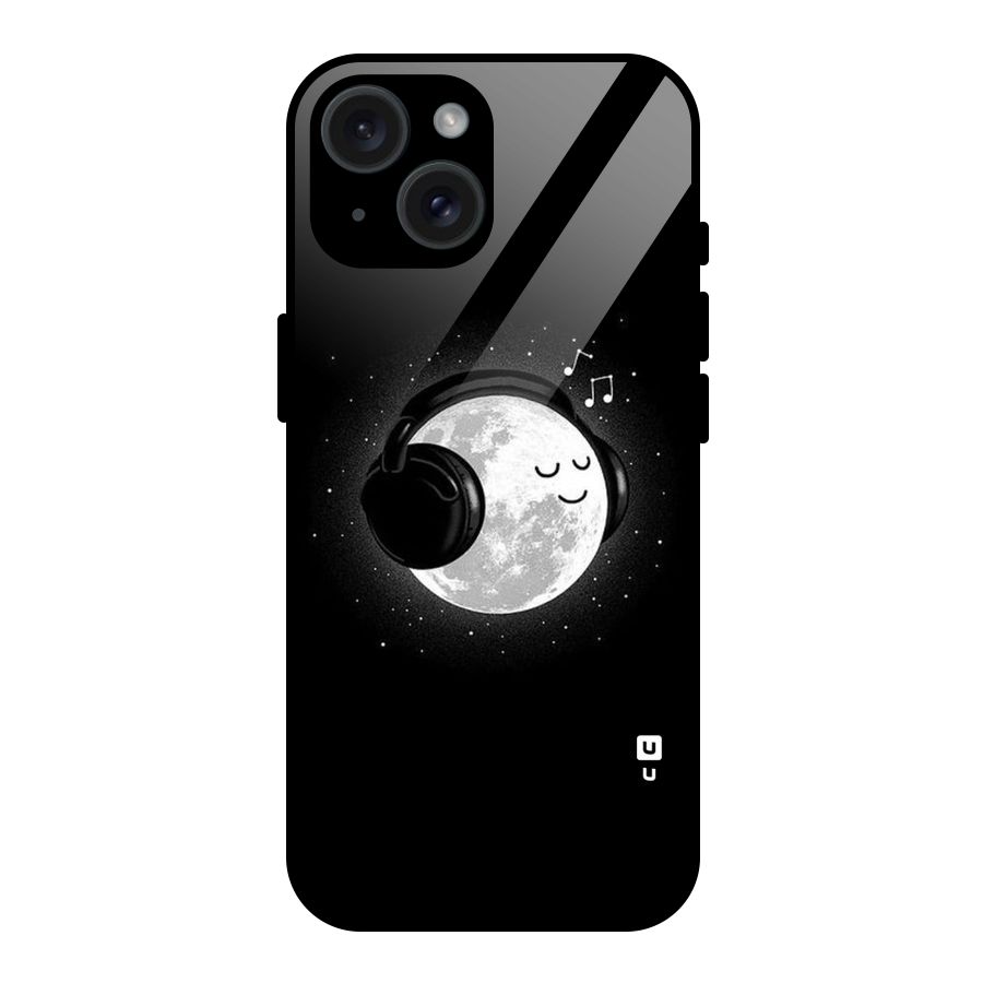 Music World Enjoying Glass Back Case for iPhone 15