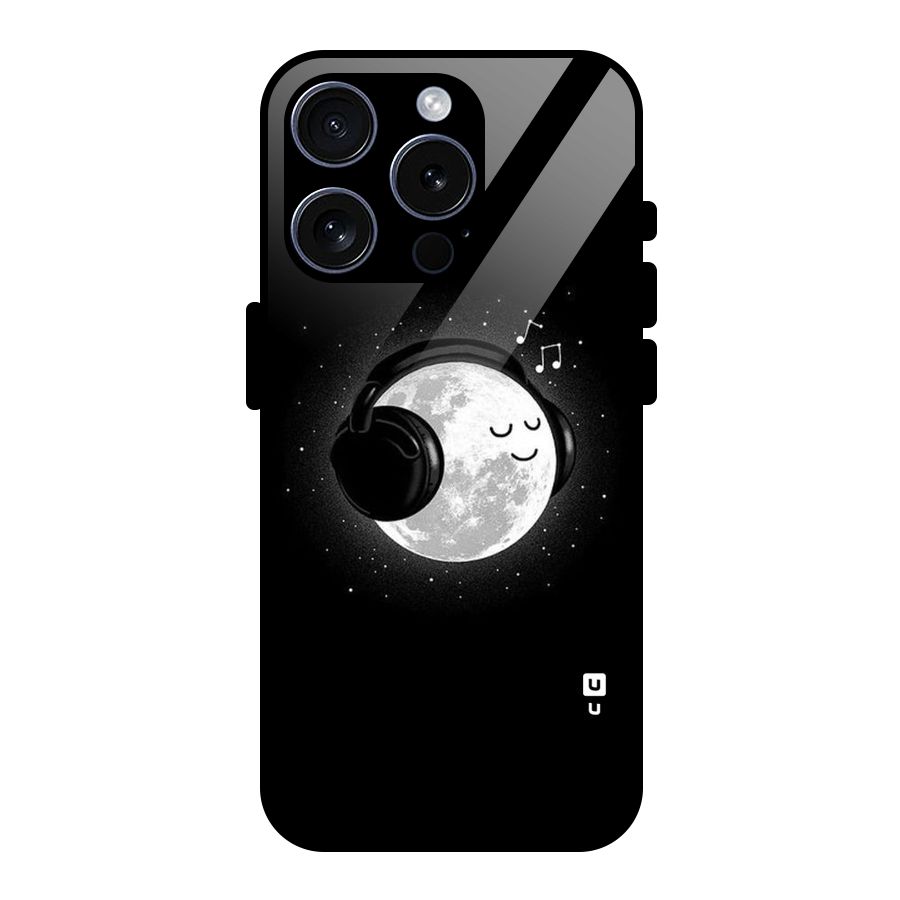 Music World Enjoying Glass Back Case for iPhone 15 Pro