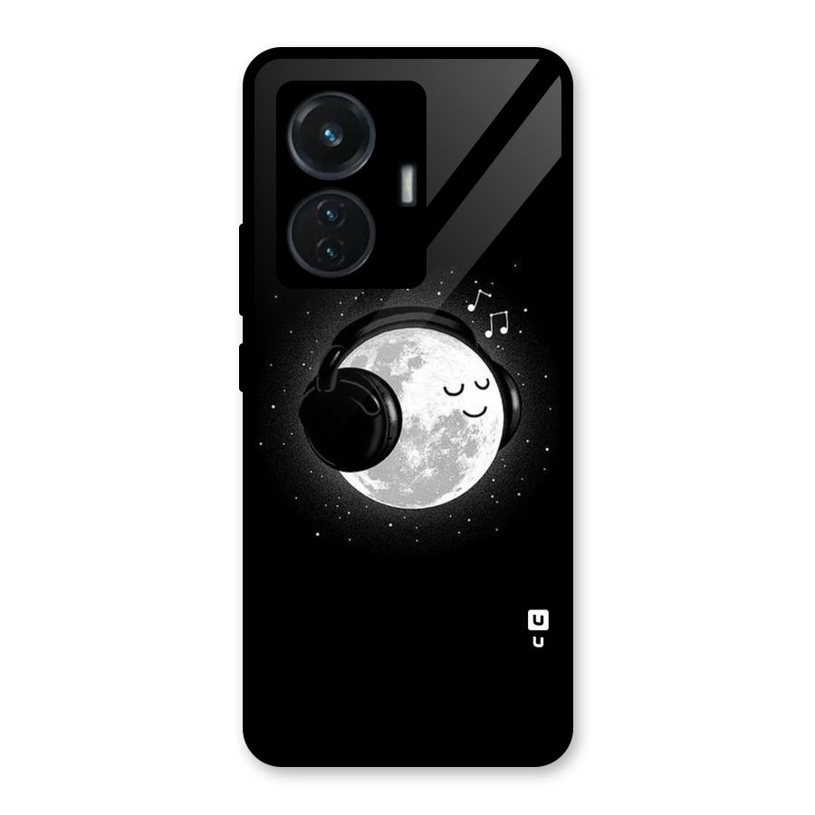 Music World Enjoying Glass Back Case for iQOO Z6 44W