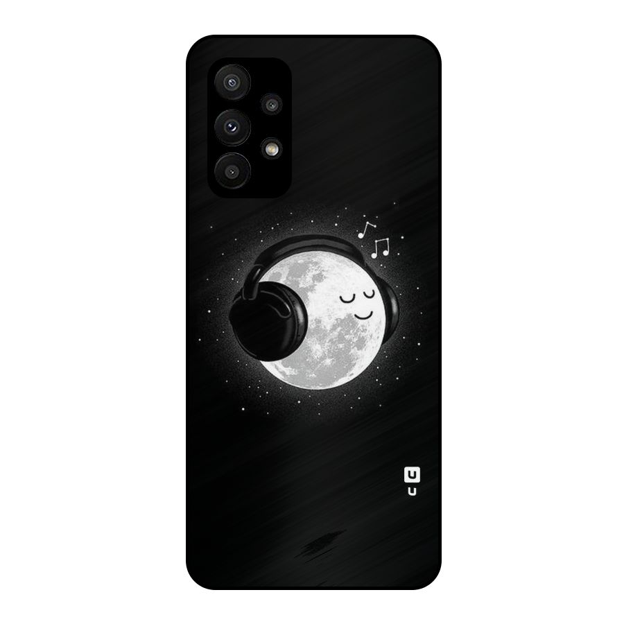 Music World Enjoying Metal Back Case for Galaxy A23