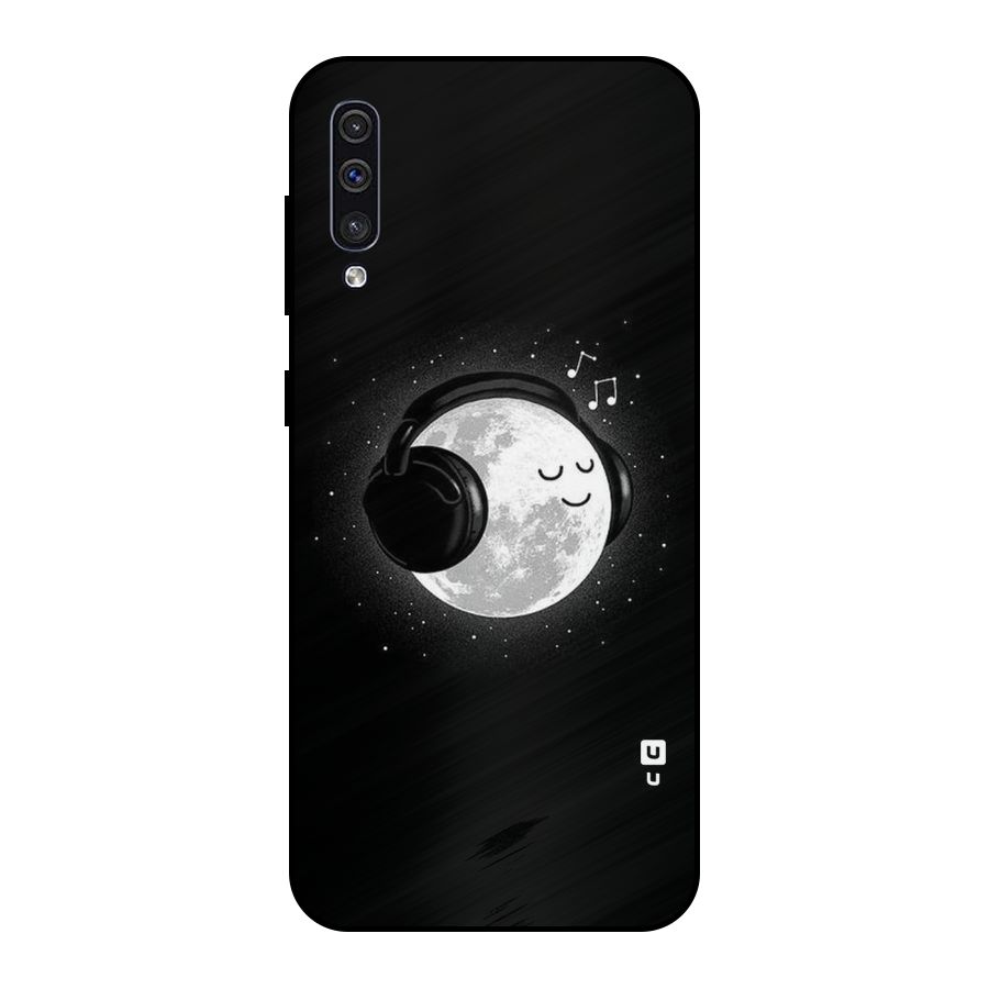 Music World Enjoying Metal Back Case for Galaxy A30s
