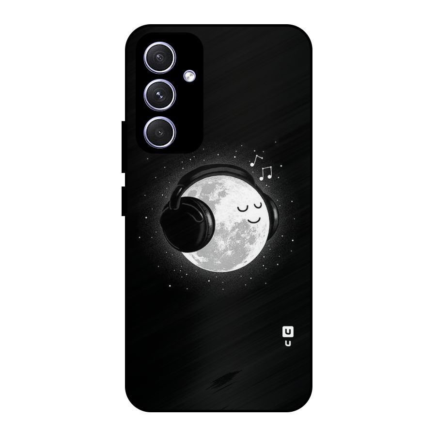 Music World Enjoying Metal Back Case for Galaxy A54