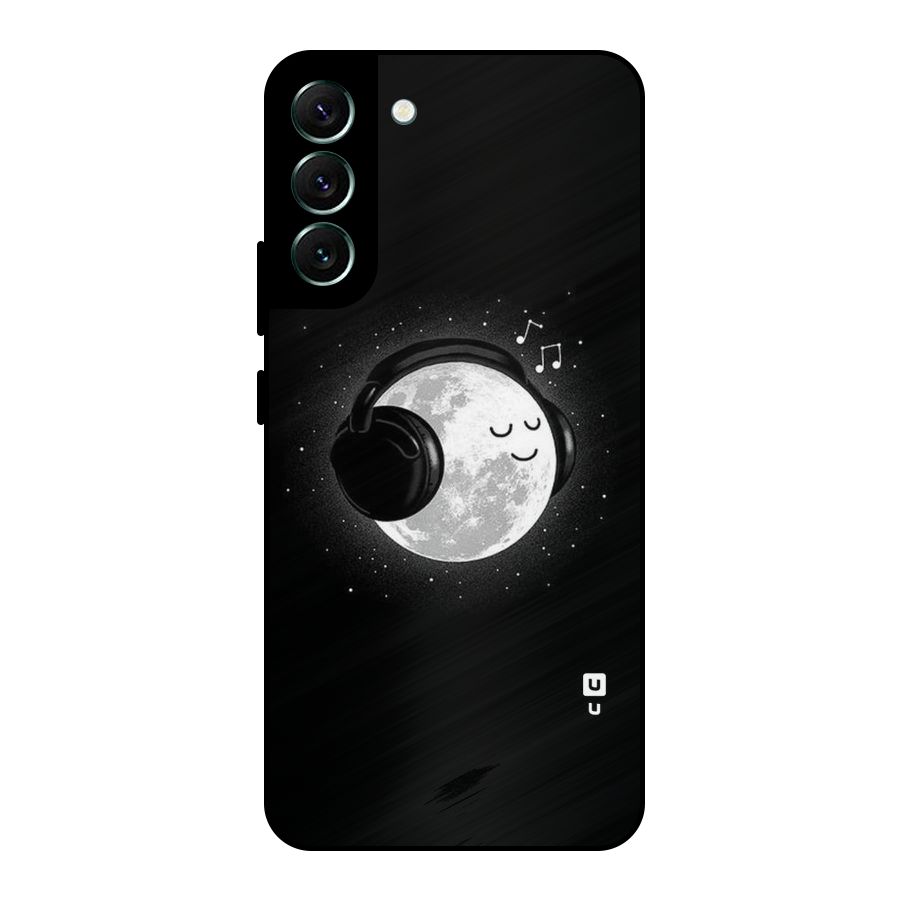 Music World Enjoying Metal Back Case for Galaxy S22 Plus 5G