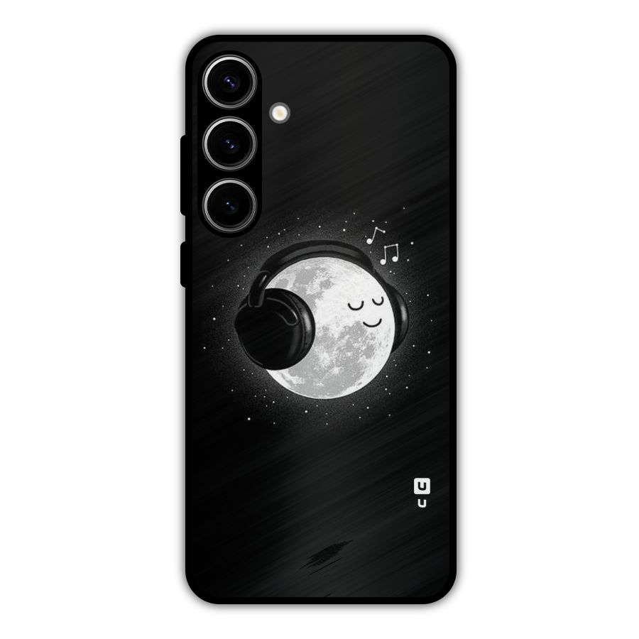 Music World Enjoying Metal Back Case for Galaxy S24 Plus