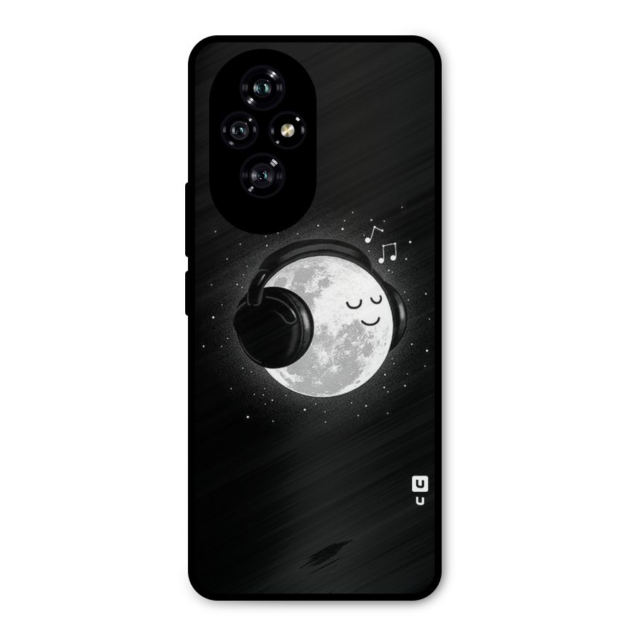 Music World Enjoying Metal Back Case for Honor 200