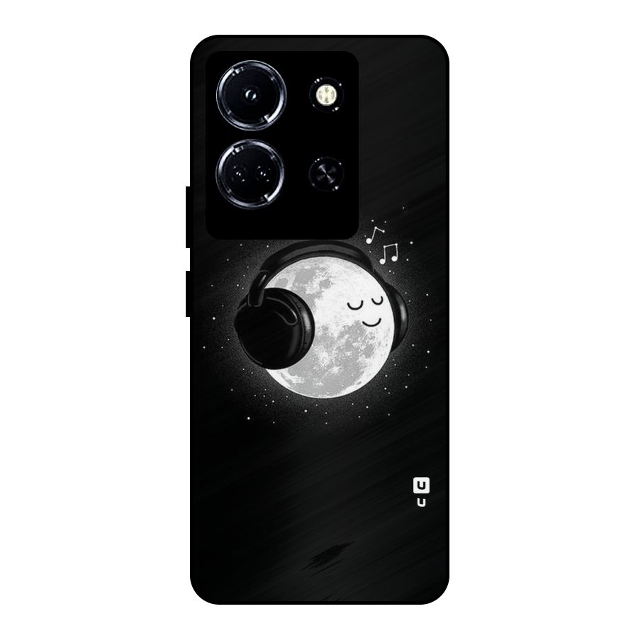 Music World Enjoying Metal Back Case for Infinix Note 30 5G