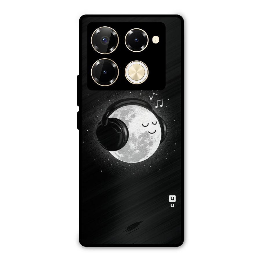 Music World Enjoying Metal Back Case for Infinix Note 40 Pro