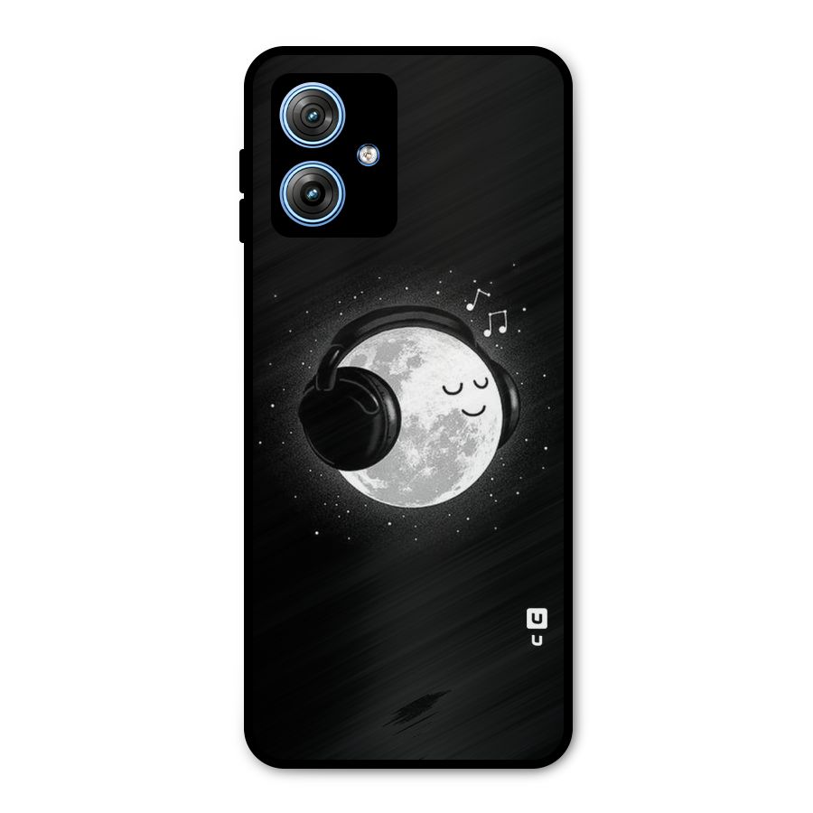 Music World Enjoying Metal Back Case for Moto G54