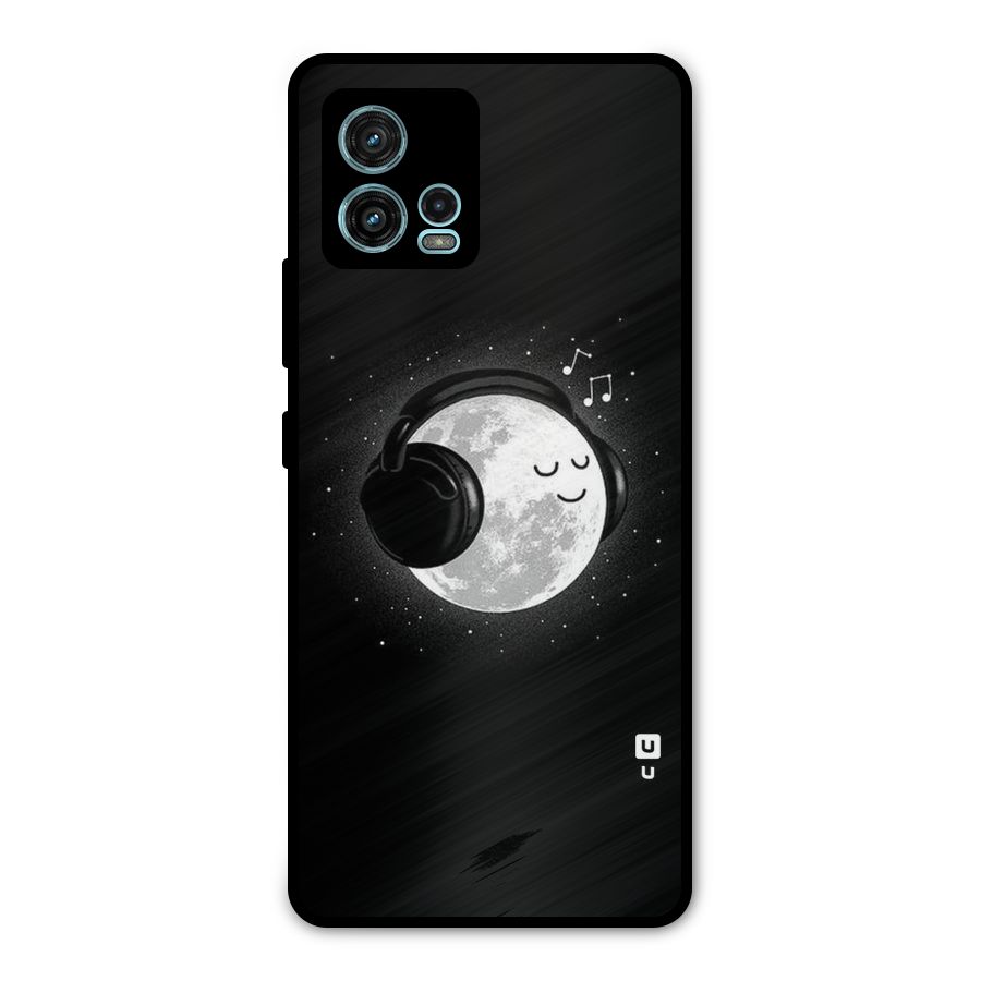 Music World Enjoying Metal Back Case for Moto G72