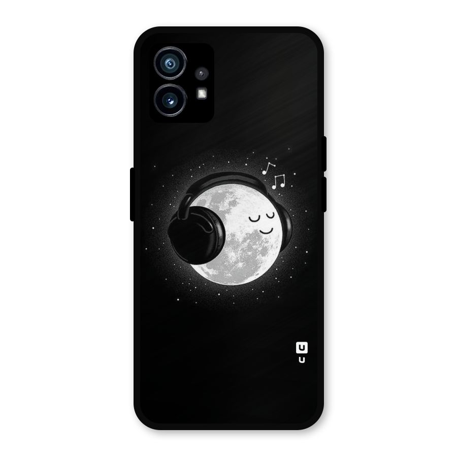 Music World Enjoying Metal Back Case for Nothing Phone 1