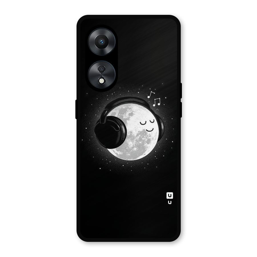 Music World Enjoying Metal Back Case for Oppo A78