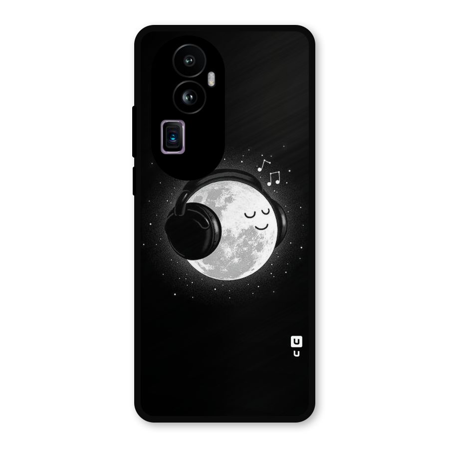 Music World Enjoying Metal Back Case for Oppo Reno10 Pro Plus
