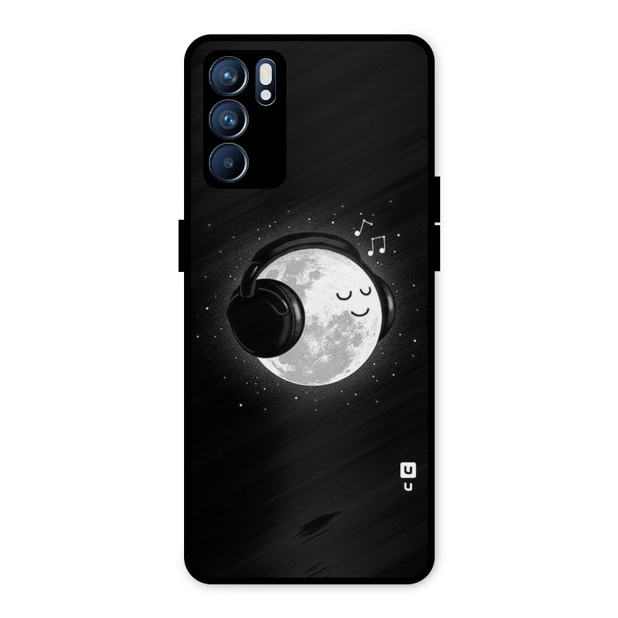 Music World Enjoying Metal Back Case for Oppo Reno6 5G