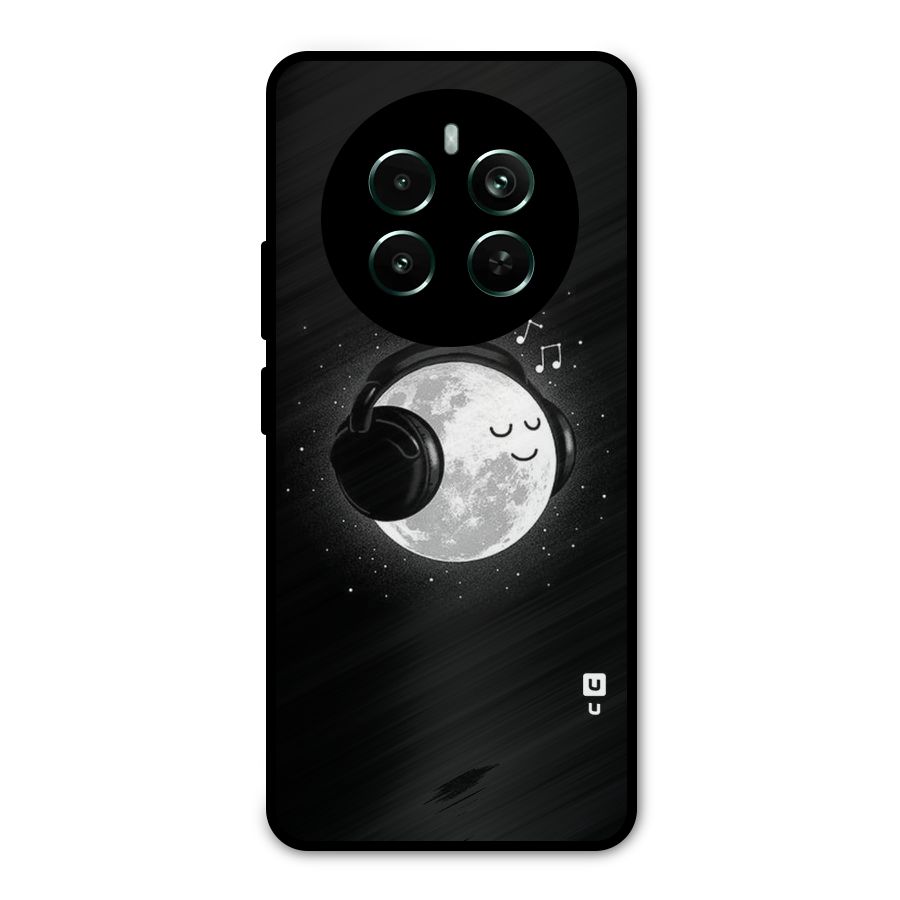 Music World Enjoying Metal Back Case for Realme 12 Pro Plus