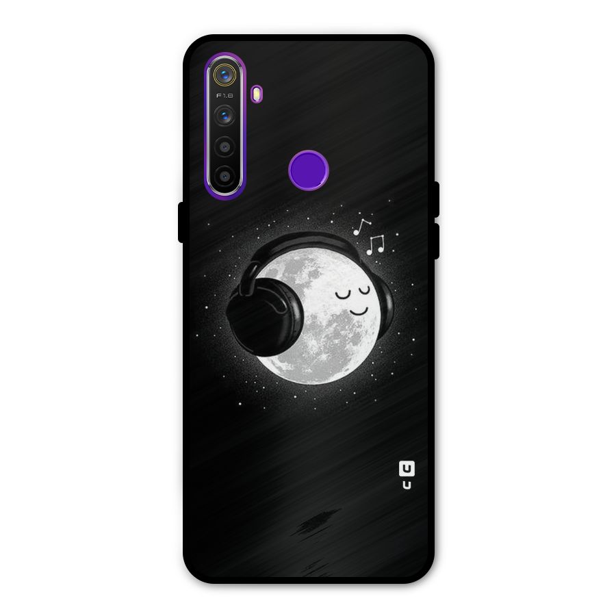 Music World Enjoying Metal Back Case for Realme 5i