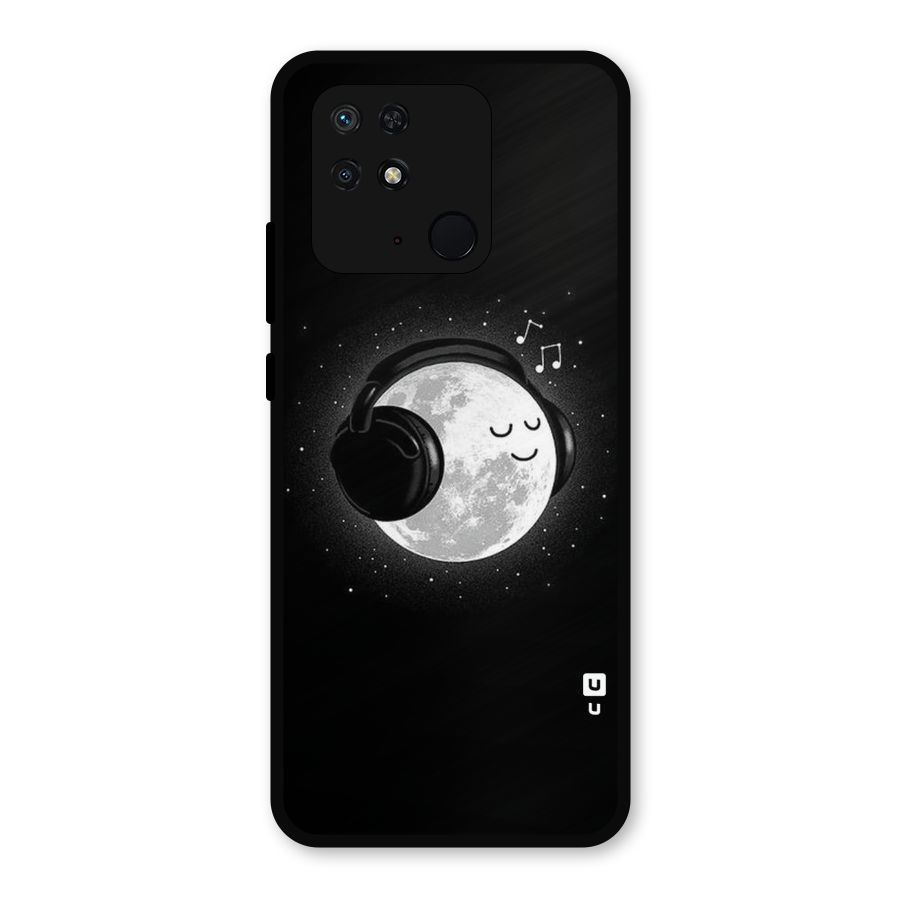Music World Enjoying Metal Back Case for Redmi 10 Power