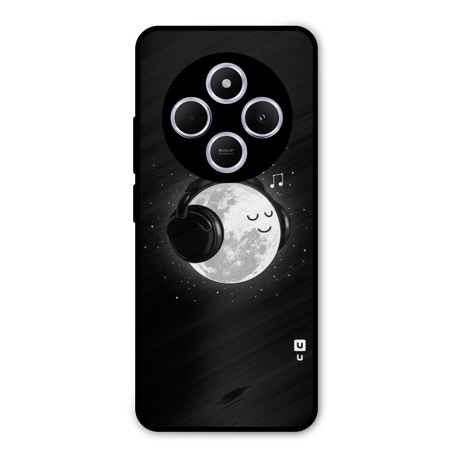 Music World Enjoying Metal Back Case for Redmi 14C