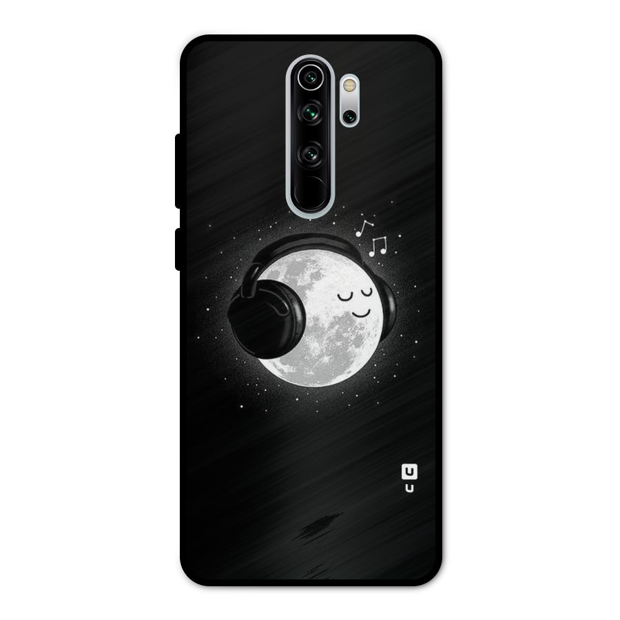 Music World Enjoying Metal Back Case for Redmi Note 8 Pro