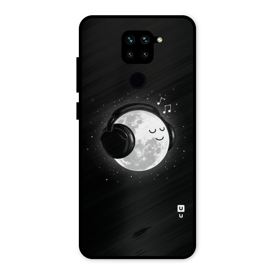 Music World Enjoying Metal Back Case for Redmi Note 9