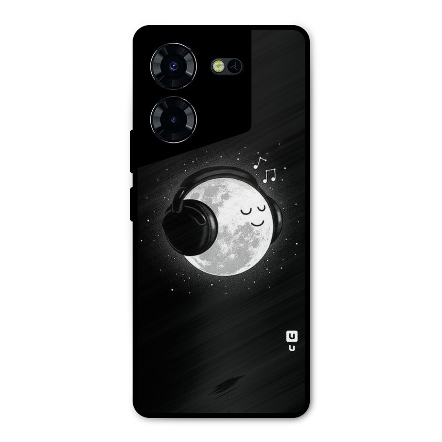 Music World Enjoying Metal Back Case for Tecno Pova 5 Pro 5G