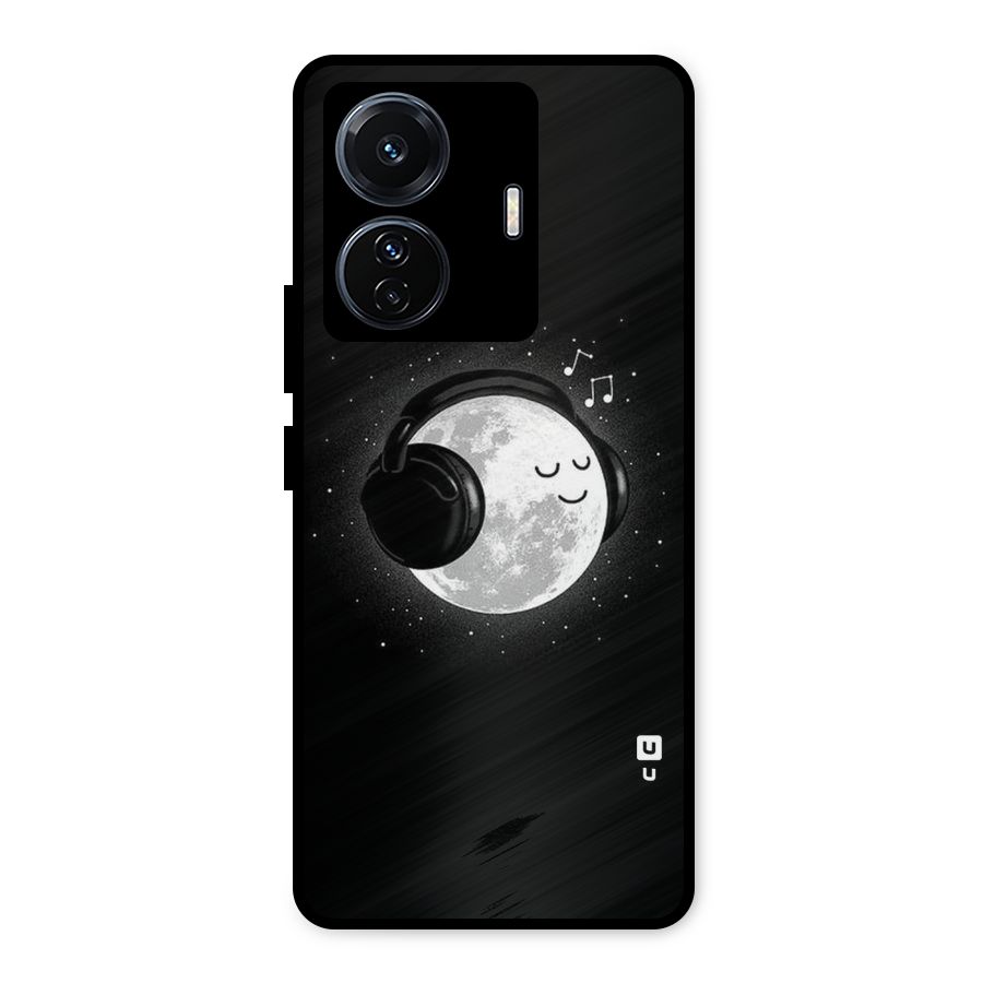 Music World Enjoying Metal Back Case for Vivo T1 Pro