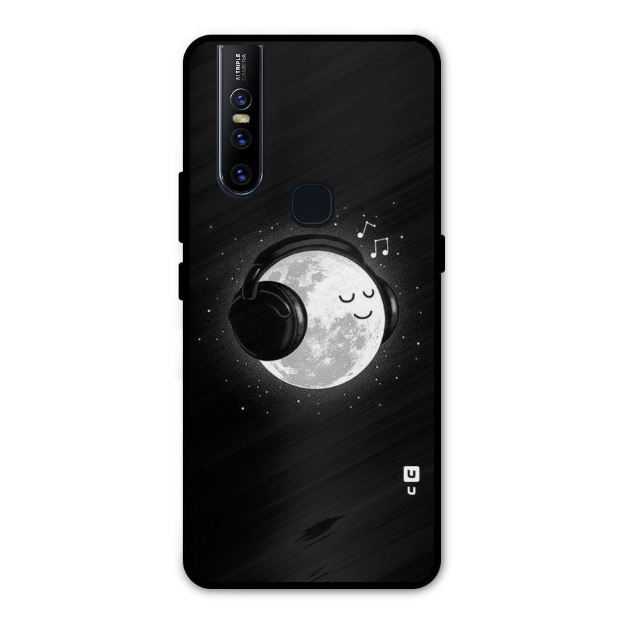 Music World Enjoying Metal Back Case for Vivo V15