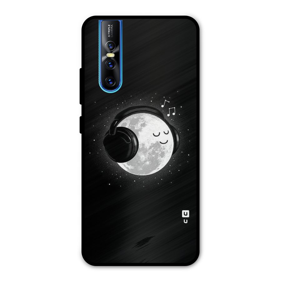 Music World Enjoying Metal Back Case for Vivo V15 Pro