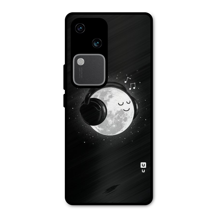 Music World Enjoying Metal Back Case for Vivo V30