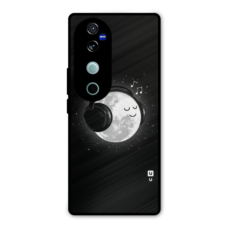 Music World Enjoying Metal Back Case for Vivo V40